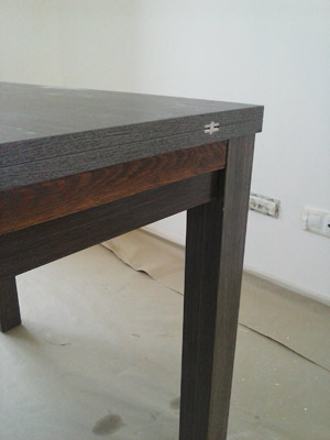 Reparacio de mesa madera